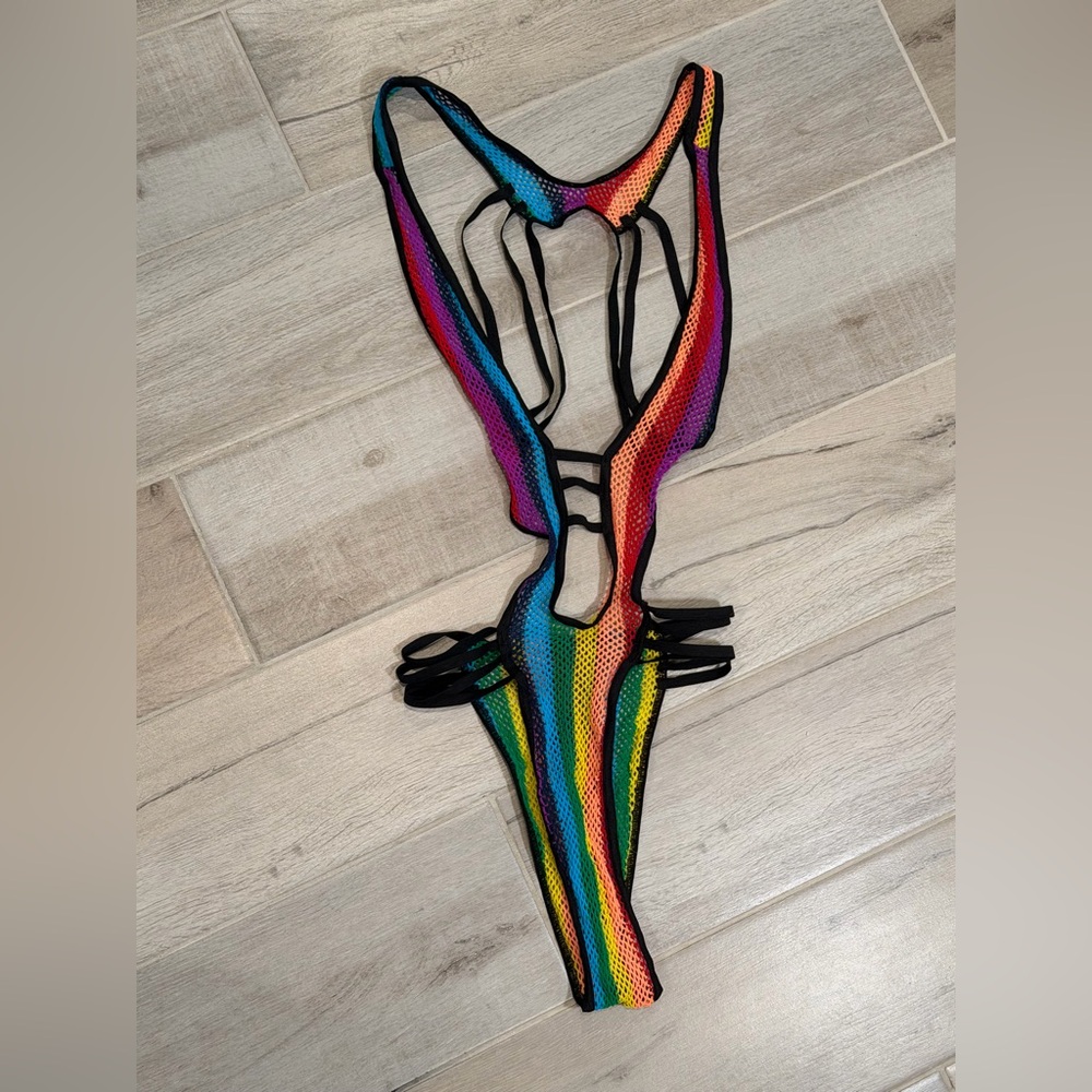 Vibrant Rainbow Women's Bodysuit